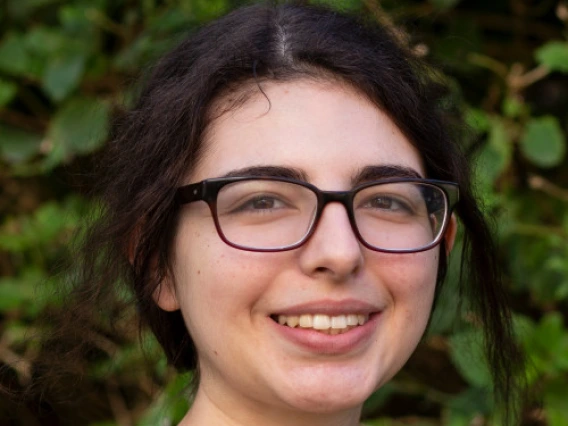 Woman with glasses