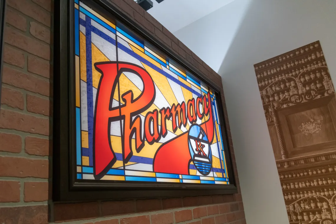 Pharmacy window sign