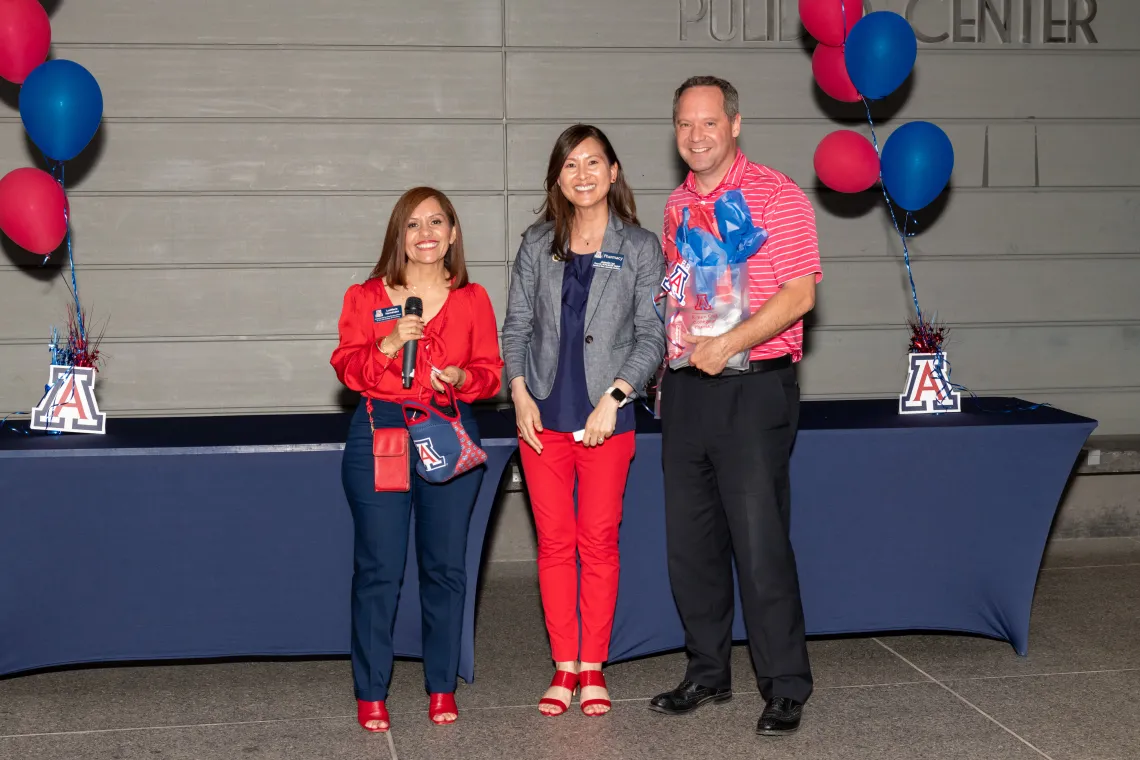 Door Prize given to a parent during Open House