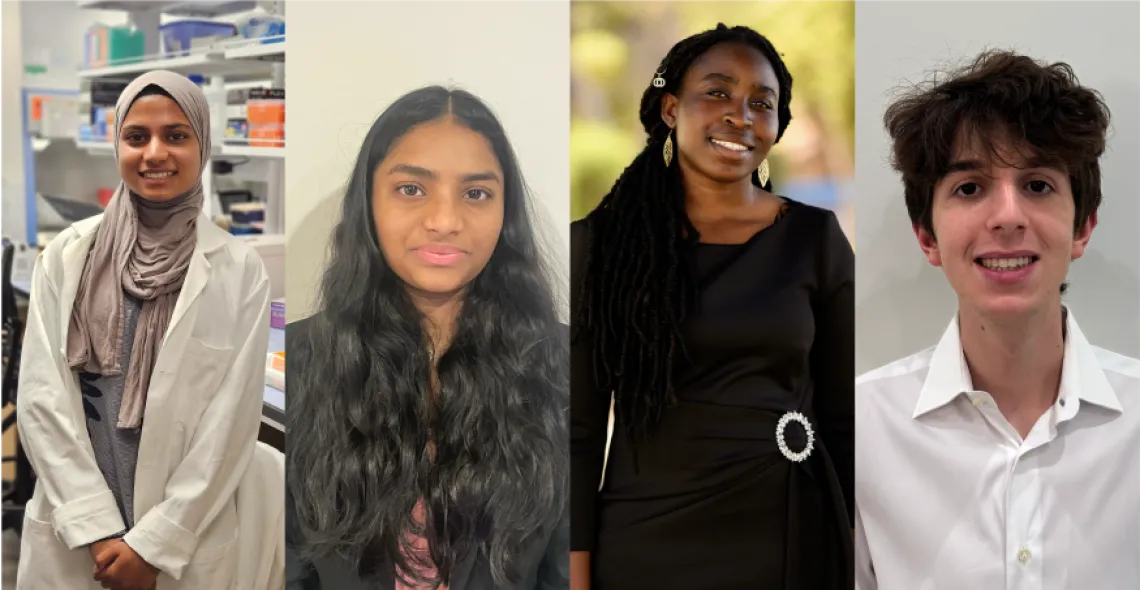 Student interns at the 2024 KEYS Research Showcase