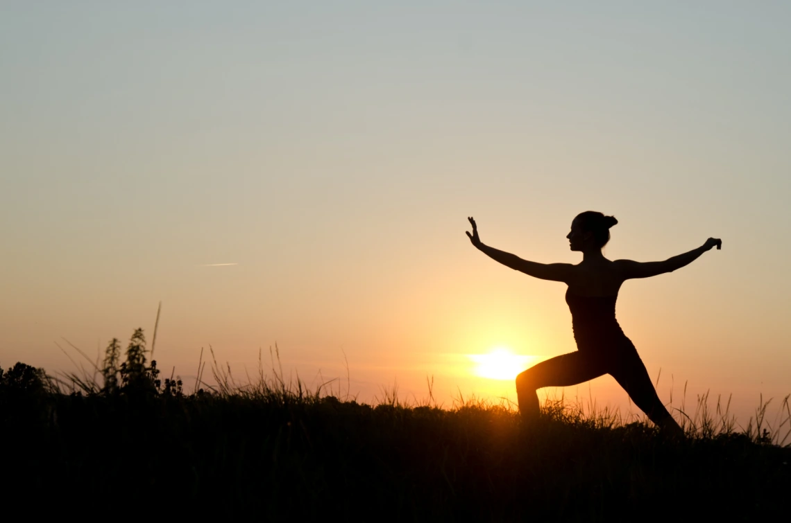 Woman doing Tai Chi