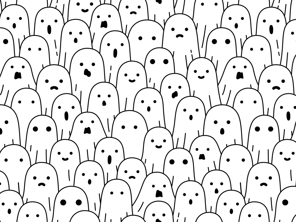 illustrated ghosts