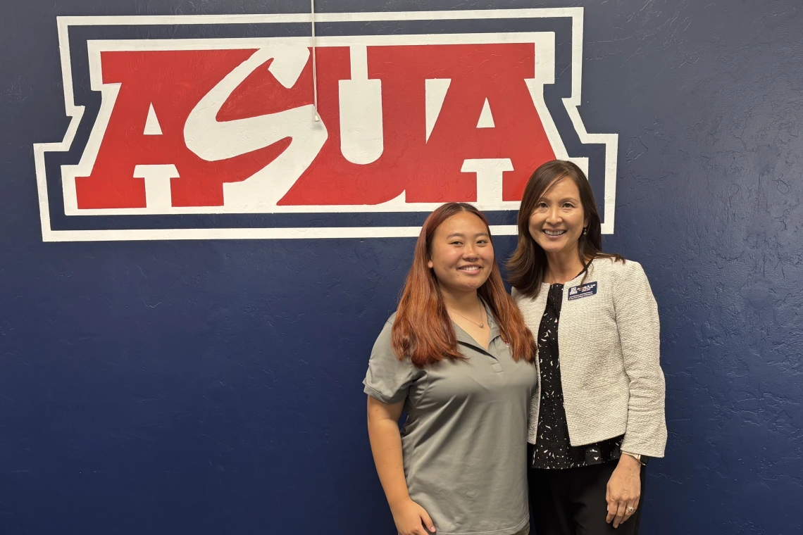 Senator Riley Haveman and Dr. Jeannie Lee