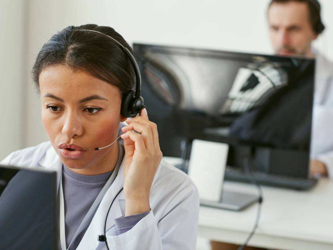 Doctors answer phone calls