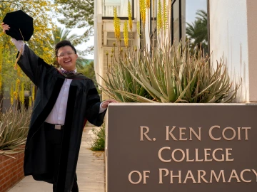 Pharmacy Student celebrates
