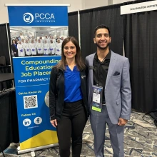 Sajad at PCCA Booth