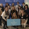 Students at the scholarship luncheon